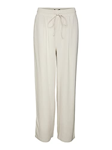 Vero Moda Vmjesmilo GA Noos Szerokie spodnie damskie, Srebrna podszewka., XL