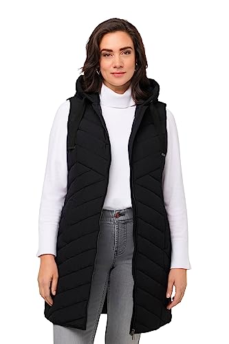 Ulla Popken Hyprar kamizelka damska, czarny, 42-44 duże rozmiary