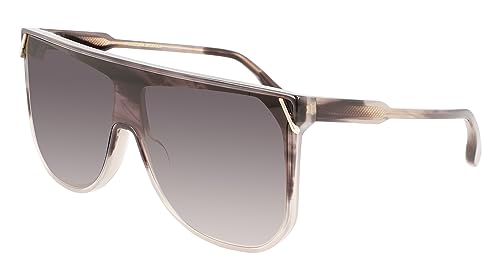 Victoria Beckham Unisex Vb643s okulary przeciwsłoneczne, 030 Striped Grey, 63, 030 szary w paski, 63