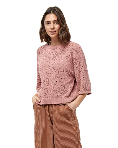 Peppercorn Damski sweter z krótkim rękawem, Ash Rose, S