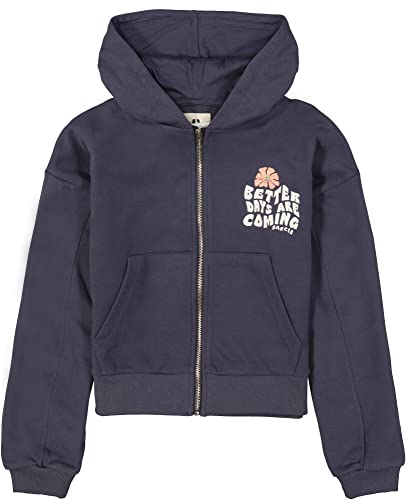 Garcia Kids Dziewczęcy kardigan Sweat bluza, Blue Heather, 140/146, Blue Heather, 140 cm