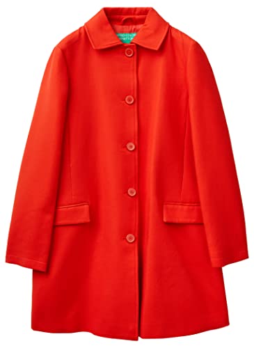 United Colors of Benetton Płaszcz 2jzadn01z, Czerwony 3t5, 34 Kobiety, czerwony, 32