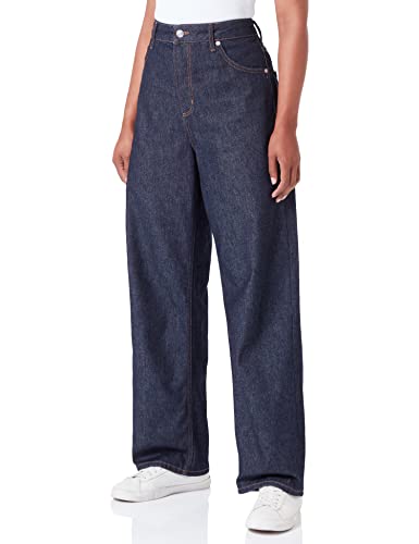 HUGO Ciemnoniebieski Damskie spodnie jeansowe, Ciemny niebieski, 25W / 32L