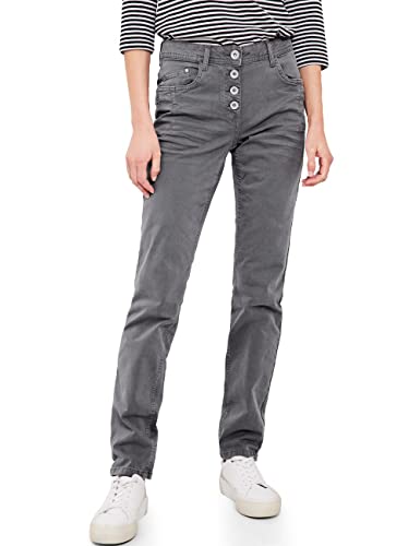 Cecil Damskie spodnie bawełniane luźne, szary (Cool Grey), 28W / 30L