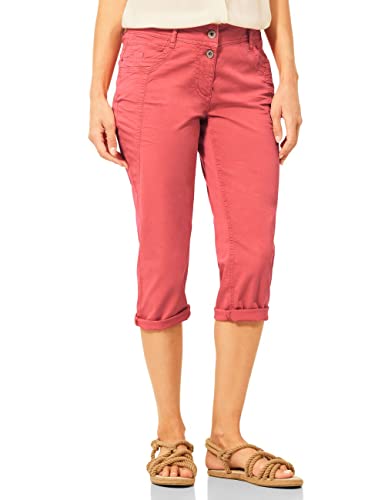 Cecil Damskie spodnie bawełniane B375073 3/4, Sunset Coral, W33/L22