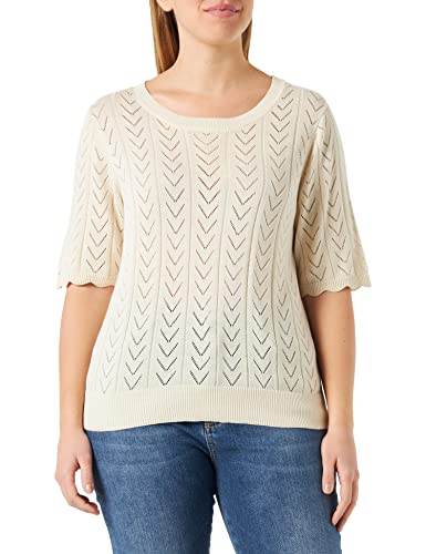 Vila VISHELLEY O-Neck 2/4 Knit Top - NOOS, brzoza, XXL