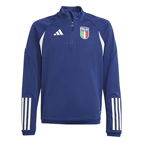 adidas HS9838 FIGC TR Top Y Długa Siatka Ciemny Niebieski 7-8A, Dark Blue