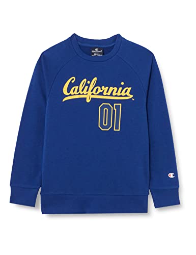 Champion Legacy College Powerblend Crewneck bluza dziecięca uniseks, Niebieski (College), 5-6 Lat