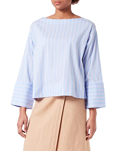 United Colors of Benetton Koszula damska, Jasnoniebieski, w paski, 901, XS