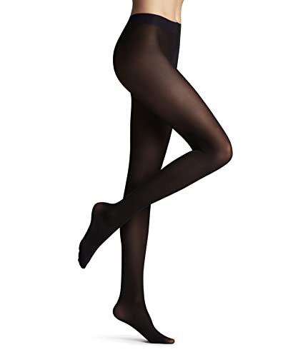 FALKE Kobiety Rajstopy Matt Deluxe 30 DEN W TI Przezroczyste 30 Den przezroczyste jednokolorowe 1 Para, Czarny (Black 3009), M-L