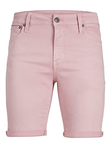 JACK & JONES Męskie szorty dżinsowe z dzianiny Jjicon AMA Sn, Deauville Mauve, L