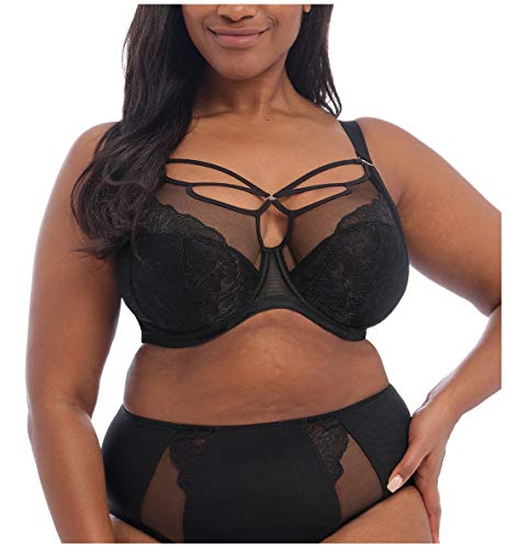 Elomi Brianna Brabrianna Brabrianna Strappy Brabrianna Strappy Brabrianna Biustonosz, Czarny, 70H