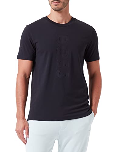 BOSS Męski T-shirt, Dark Blue402., XL