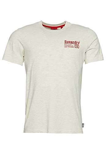 Koszulka męska z nadrukiem Superdry, Mcqueen Marl, M