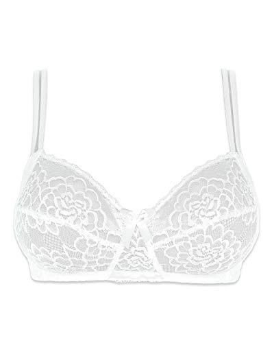 Sans Complexe Damski biustonosz z pełnym pokryciem, (Blanc Gcc), 60C