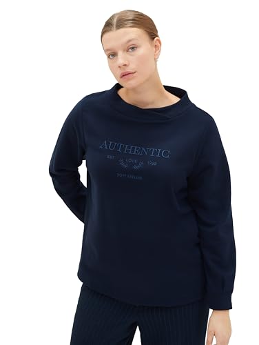 TOM TAILOR Bluza damska plus size, 10668 - Sky Captain Blue