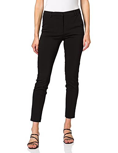 YAS Damskie spodnie YASEYA MW ANKLE PANT S. NOOS, czarny, XS