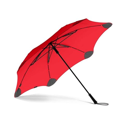Blunt parasol Exec, opór wiatru ponad 115 km/h, parasol XXL, czerwony
