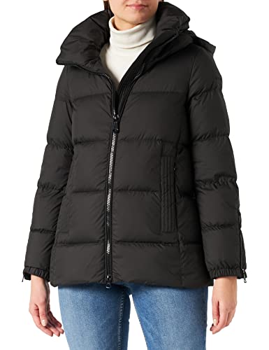 Geox W Camei Płaszcz puchowy, damski, czarny, 38, czarny, 36