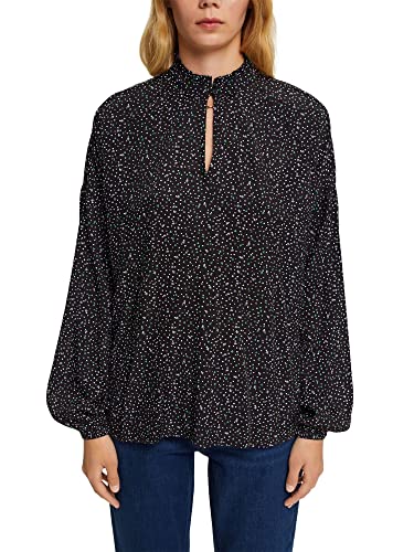 edc by ESPRIT Bluzka damska 992CC1F305, 003/BLACK 3, XS