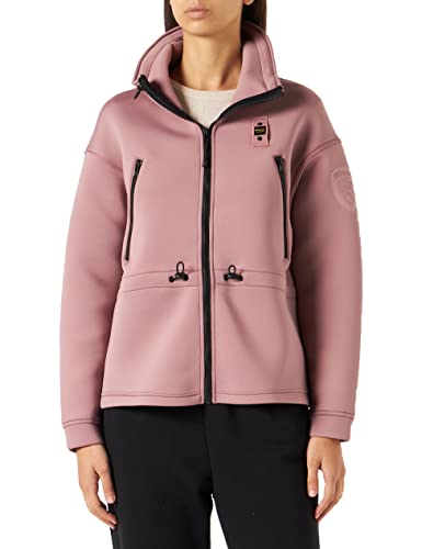 Blauer Damska bluza otwarta, 505 kolorów ciemny komin, 42