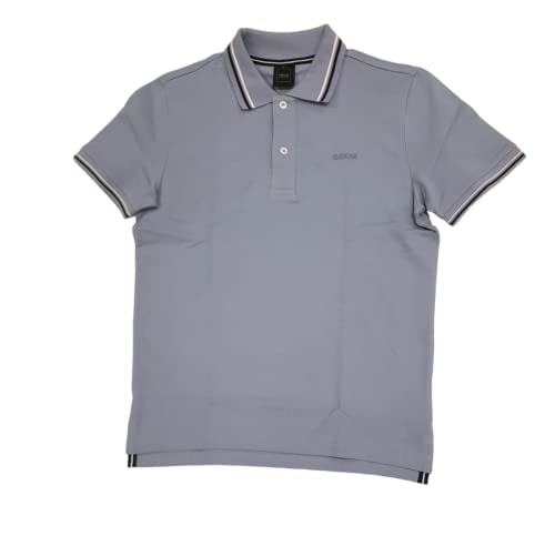 Geox Męska koszulka polo M (DE), Faded Denim, XXXL, Faded Denim, 3XL