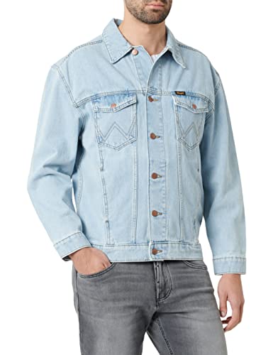 Wrangler Męska kurtka Anti Fit, ICY Brush Back, rozmiar M