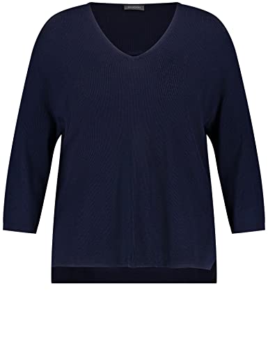 Samoon Sweter damski 272012-25110, Mood Blue, 46 (DE), Mood Blue, 46