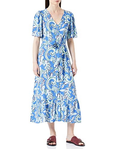 ONLY Onlnova Life S/S Emily Dress AOP PTM sukienka damska, Dazzling Blue/Aop: 440 Soft Boho, XL