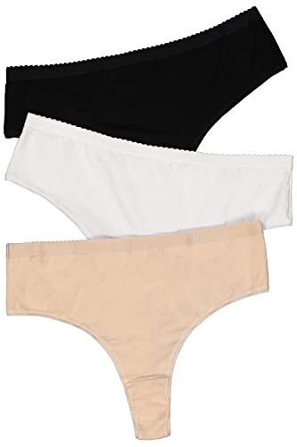 ULLA POPKEN Stringi w opakowaniu trzech 800224, Multicolor, 48-50