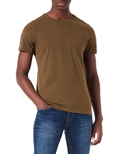 CASUAL FRIDAY Męski T-shirt 20503063, 190516/Dark Olive, L