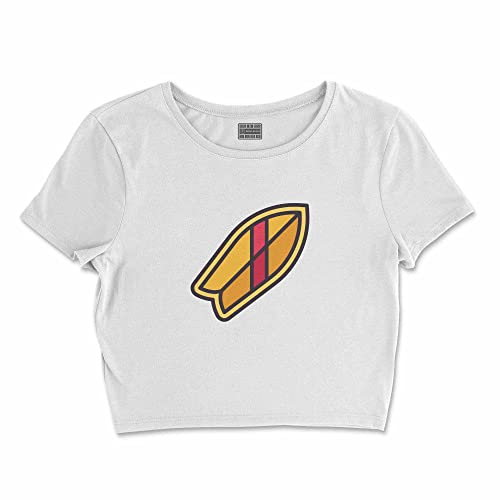 Bona Basics, Damski T-shirt basic, z nadrukiem cyfrowym, 100 bawełny, biały, swobodny, damski top, rozmiar: S, biały, S