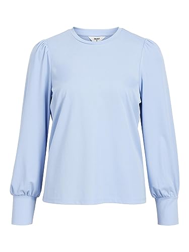 Object Damska bluza OBJCAROLINE L/S TOP NOOS, Serenity, L, Serenity, L