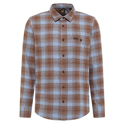 Lee Męska koszula Leesure Shirt, niebieska (Dreamy Blue), rozmiar XL (DE)