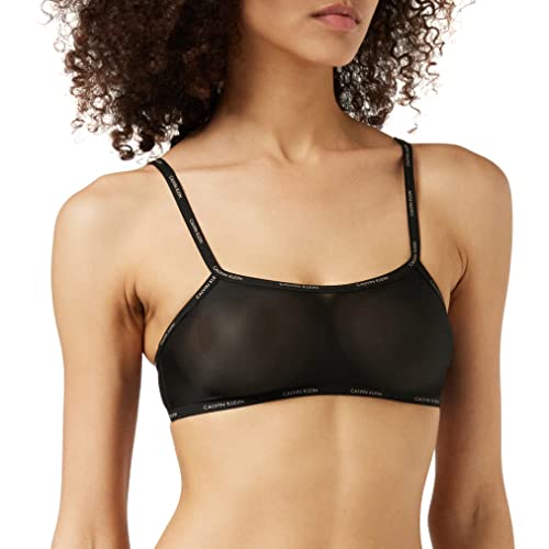 Calvin Klein Damski biustonosz Bralette Un Back Clos, czarny (black 001), S