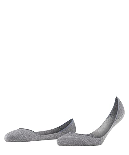 FALKE Kobiety Stopki Step Medium Cut W IN Zrównoważona Bawełna niewidoczne jednokolorowe 1 Para, Szary (Light Grey Melange 3390), 37-38