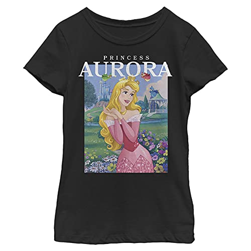 Disney Koszulka dziewczęca Aurora, Czarny, L