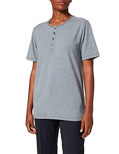 Trigema T-shirt damski, szaro-melanż, 3XL