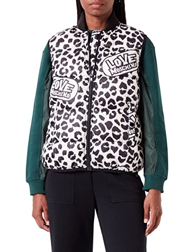 Love Moschino Damska kamizelka Technical, Beżowy Black, 40