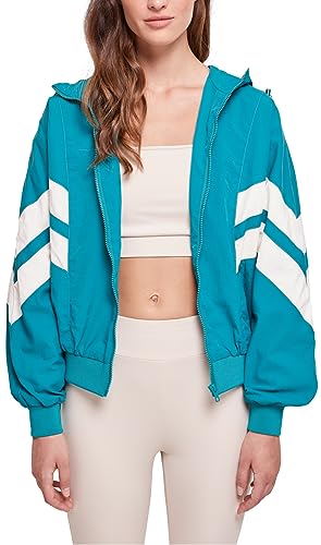 Urban Classics Damska kurtka przejściowa, Watergreen/biały piasek, M