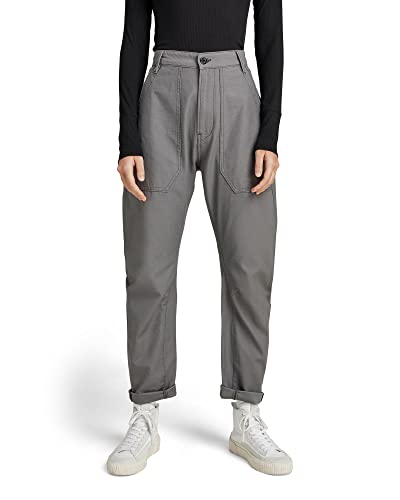 G-STAR RAW Damskie spodnie 3D Fatigue Boyfriend, Szary (Granit D21472-c960-1468), 28W