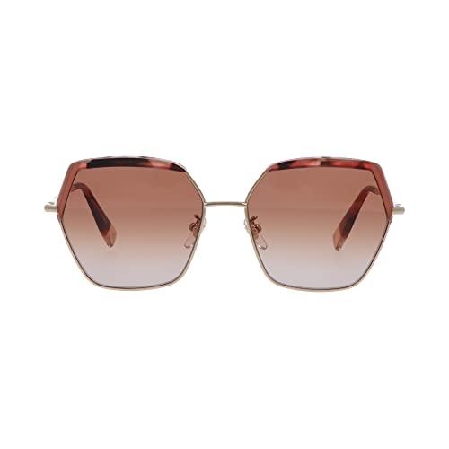 Furla Unisex SFU599V okulary przeciwsłoneczne, złote, 58, złoto, 58