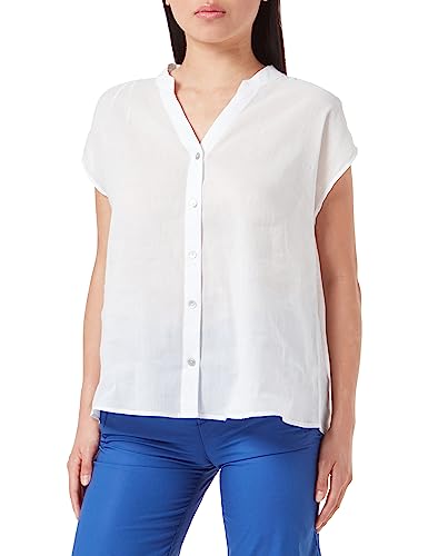 s.Oliver BLACK LABEL bluzka damska krótki rękaw, Weiß, 34
