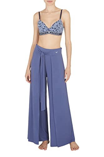 Emporio Armani Spodnie damskie Fluid wiskozowe spodnie, dżinsowy, XL