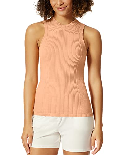 Schiesser Top od piżamy damskiej, pomarańczowy, XL