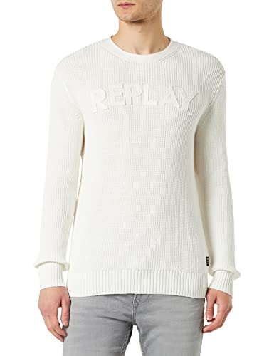 Replay Sweter męski, 707 masło, XL