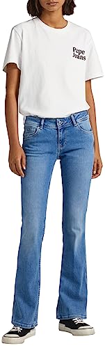 Pepe Jeans New Pimlico Jeansy damskie, Niebieski (Denim-nc0), 30W / 32L