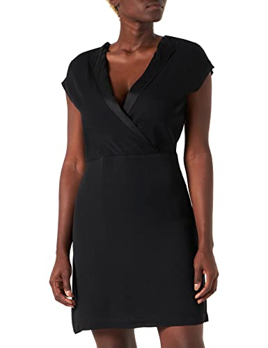 Armani Exchange Damska sukienka z logo, czarna, XX-Small