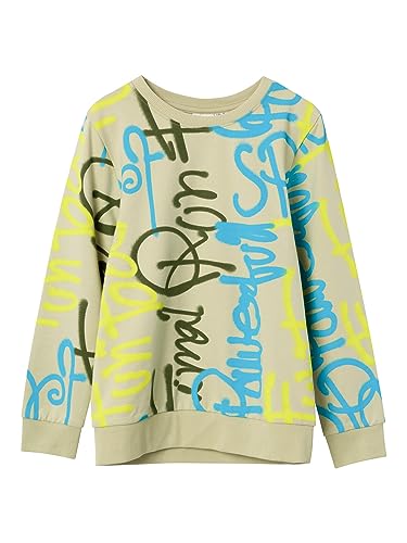NAME IT Bluza chłopięca Nkmkandas Ls Sweat Unb, Lint, 116