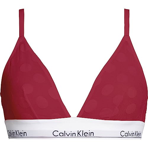 Calvin Klein Biustonosze trójkątne damskie, Czerwony, XS